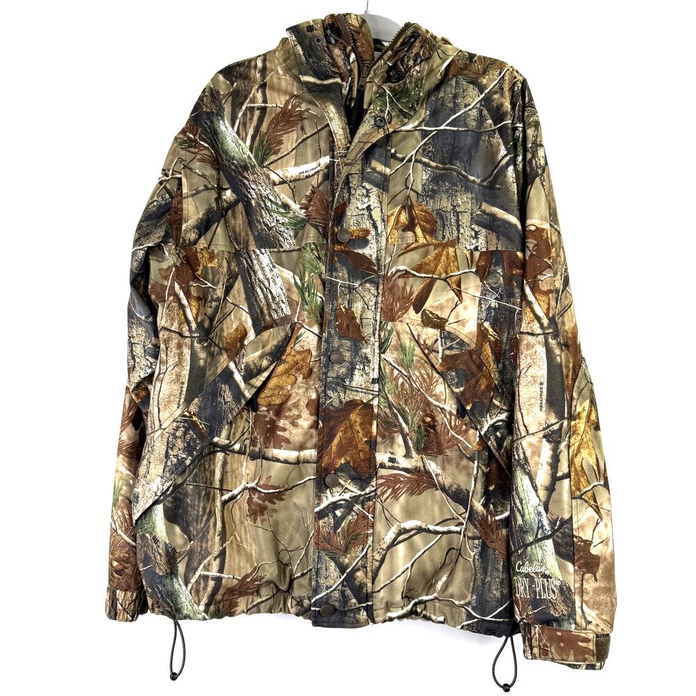 Cabela's Men's Dry-Plus Scentlok Camoflauge Realtree Hunting Jacket Size Medium